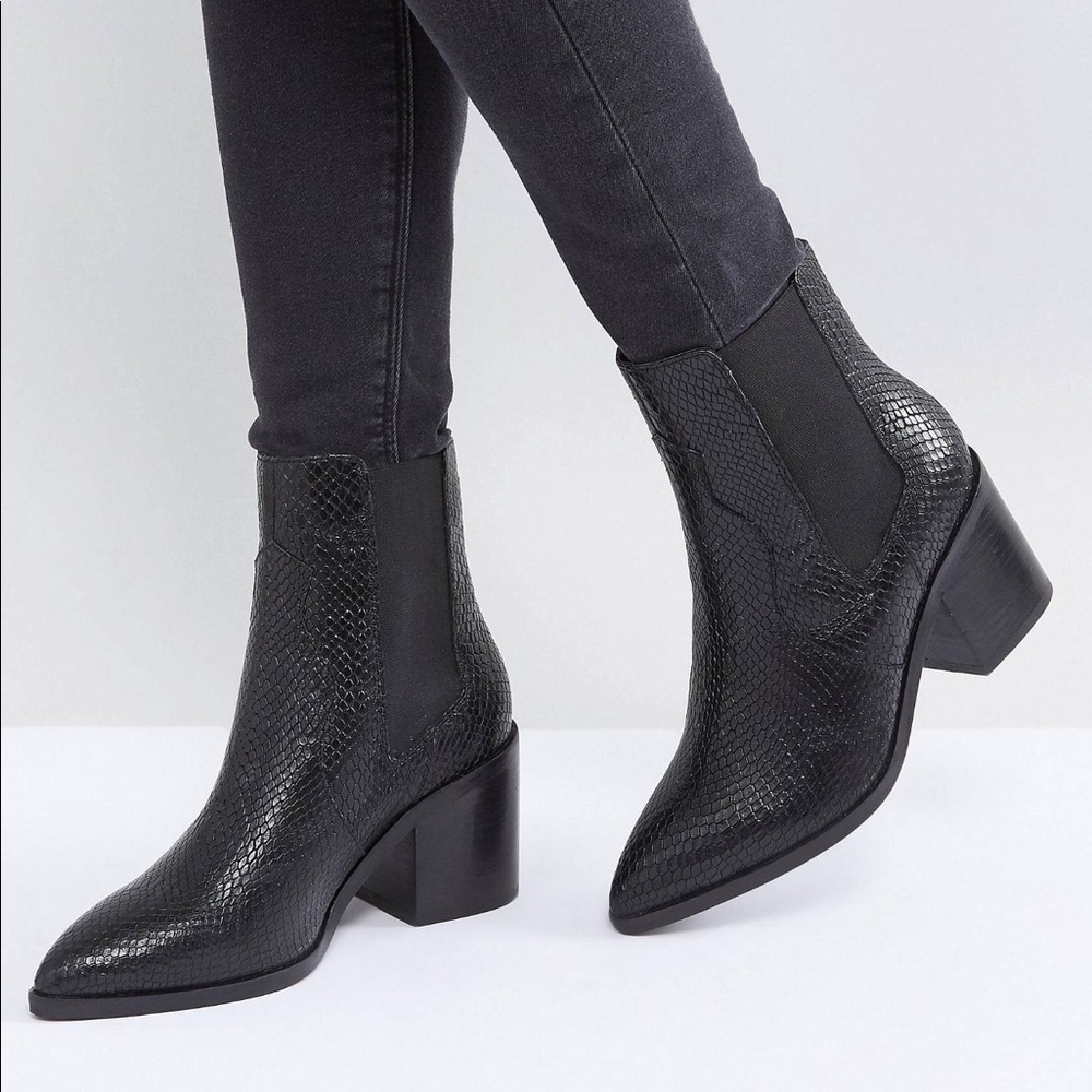 Asos Leather Chelsea Boots